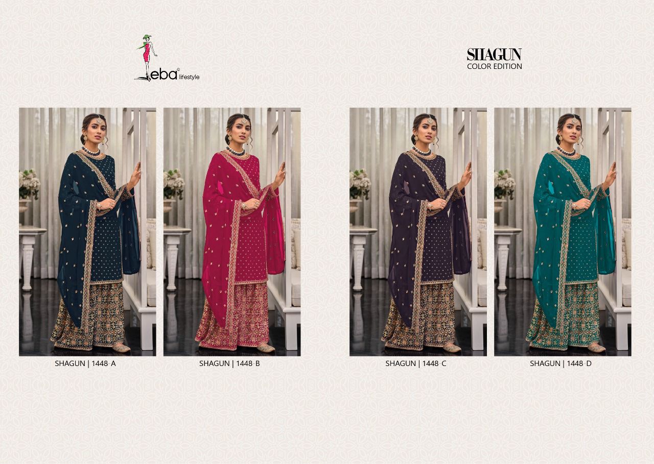 Eba Shagun Color Edition Wedding Wear Wholesale Salwar Suits Collection 